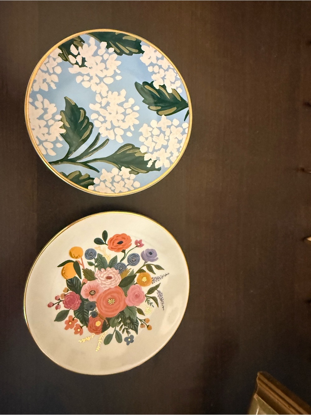 Rifle Paper Co. White Ceramic Side Plates (Set of 2)